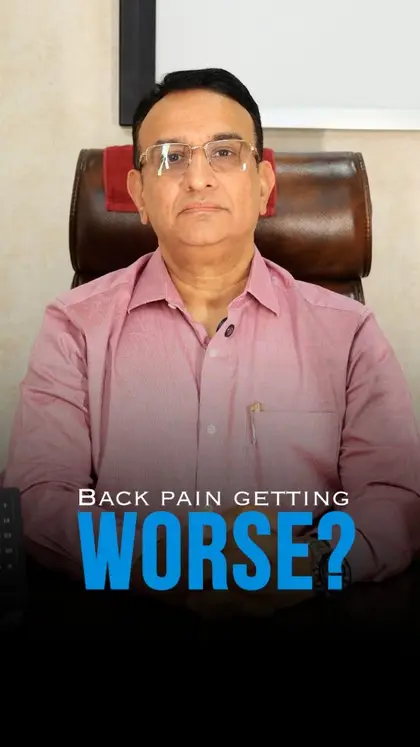 Instagram reel: Back pain lasting for weeks — when to act