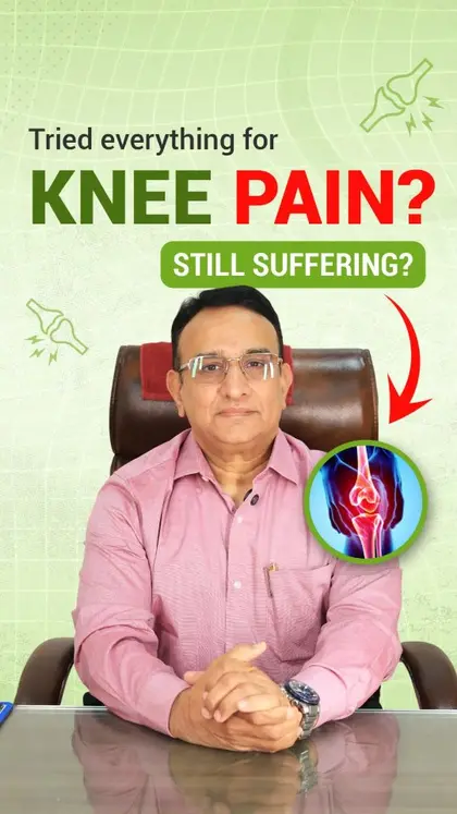 Instagram reel: Knee pain even after trying multiple treatments?